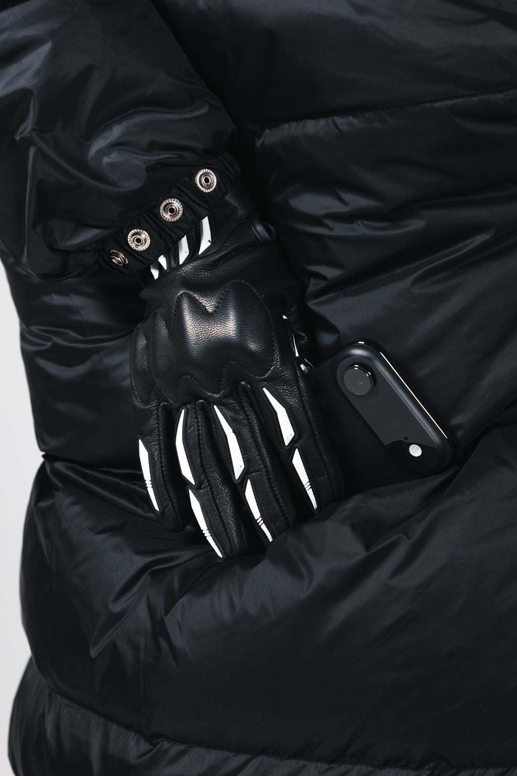 Black Moto Gloves
