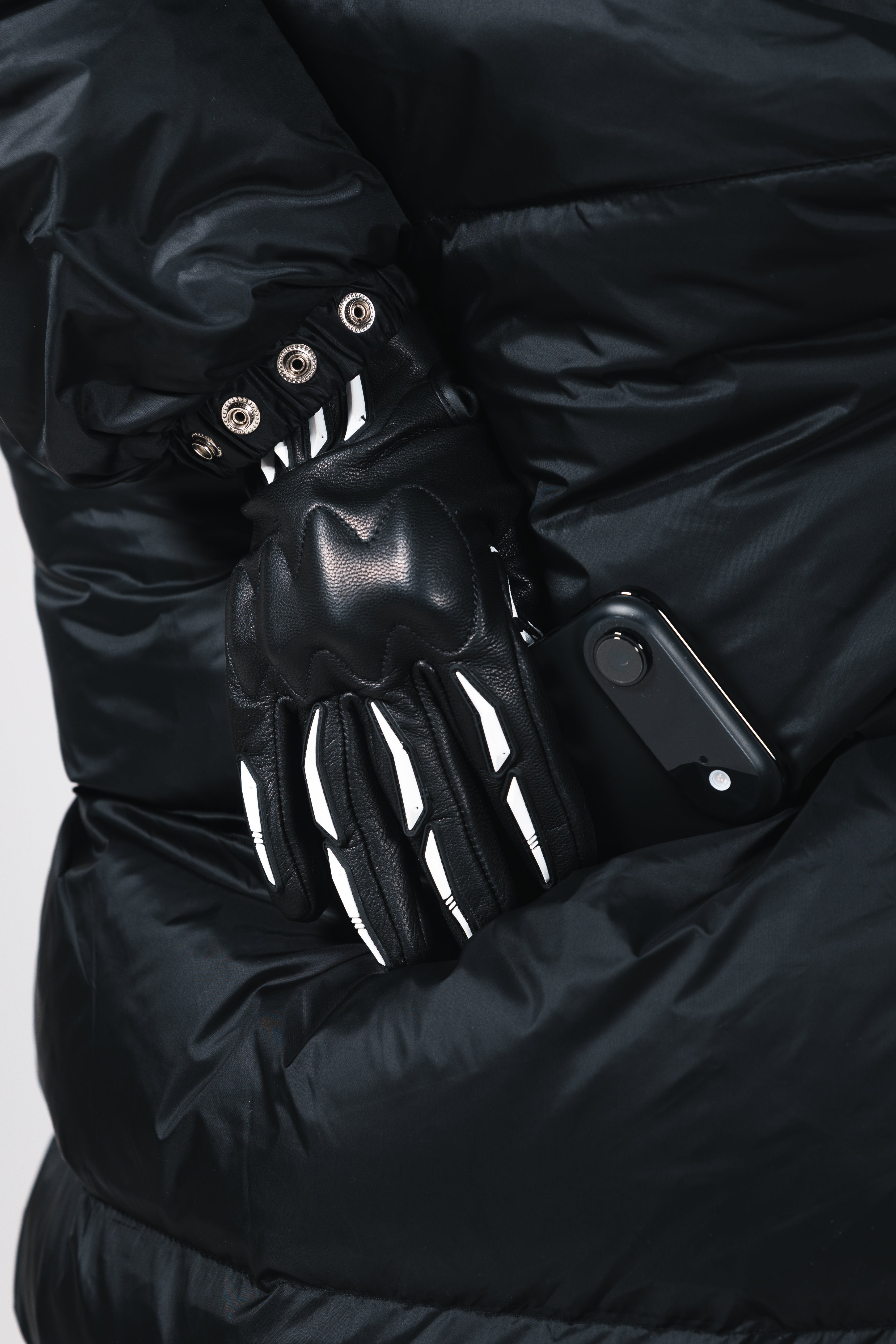 Black Moto Gloves