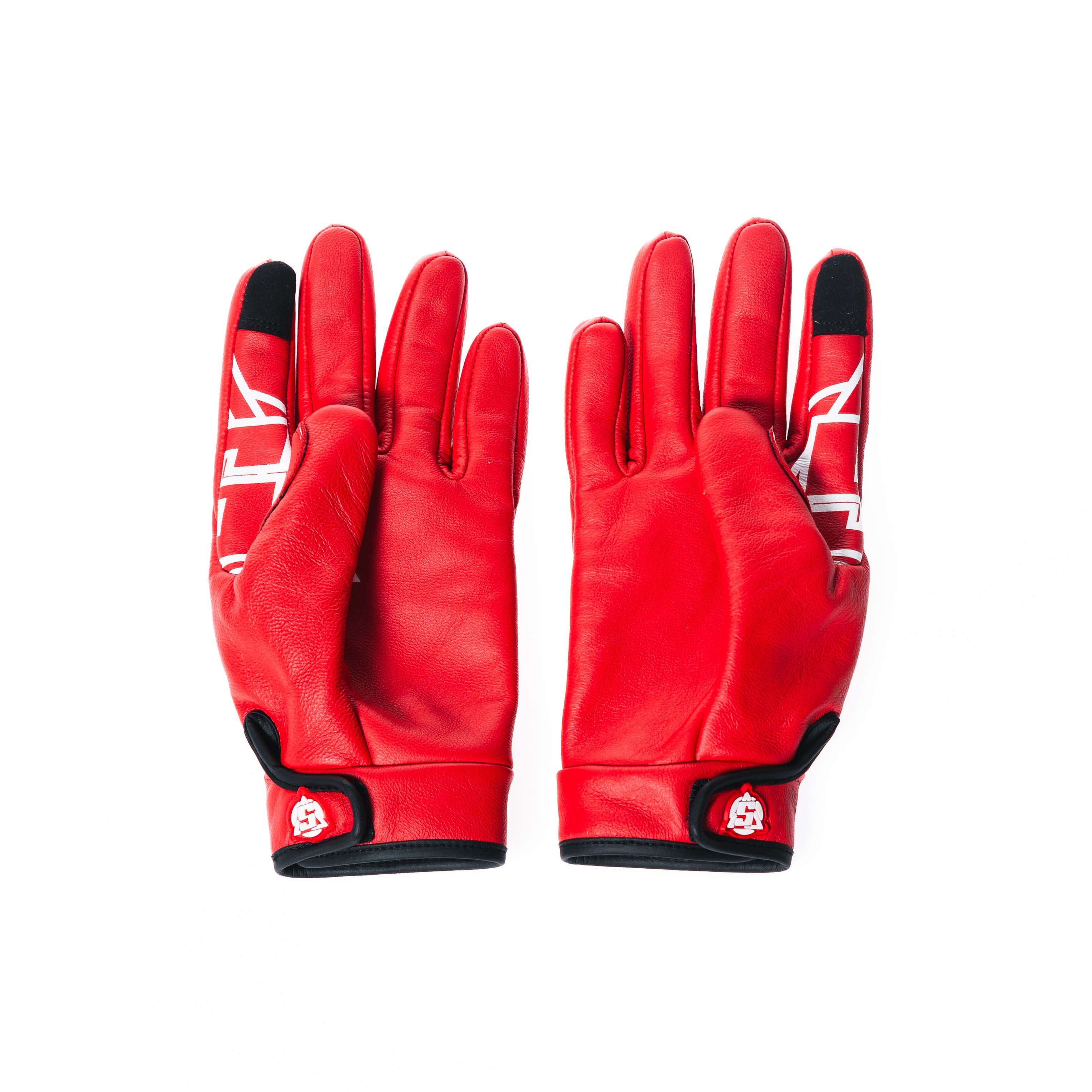 Red Moto Gloves
